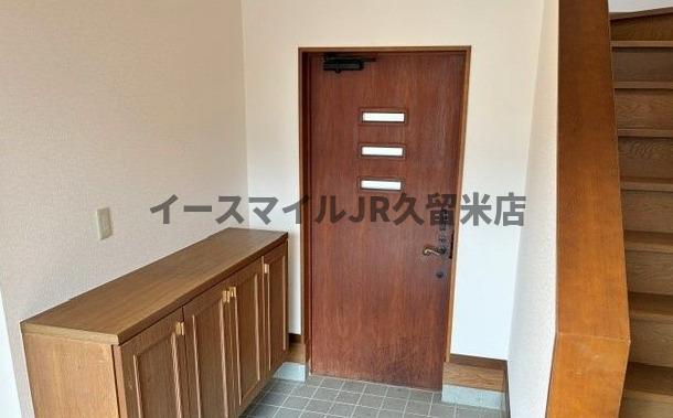 田主丸駅前貸家の玄関写真