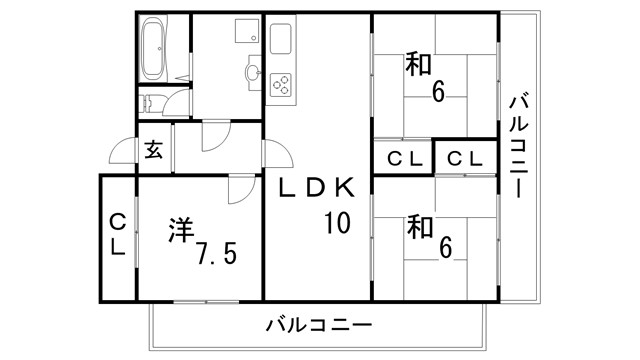 アーバンエルフの間取り写真