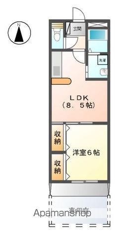 名鉄犬山線 大山寺駅 徒歩17分 2階建 築26年の間取り写真