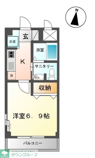 グランドール参番館の間取り写真