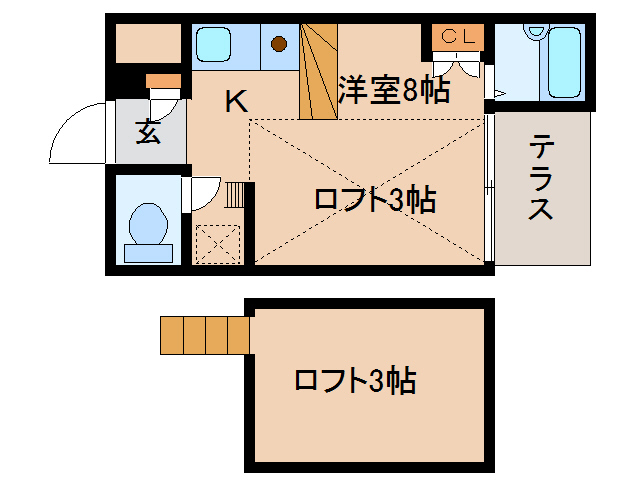 シティパレス21奈良町P-IIの間取り写真