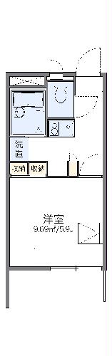 レオパレスｆｌｏｒａIIの間取り