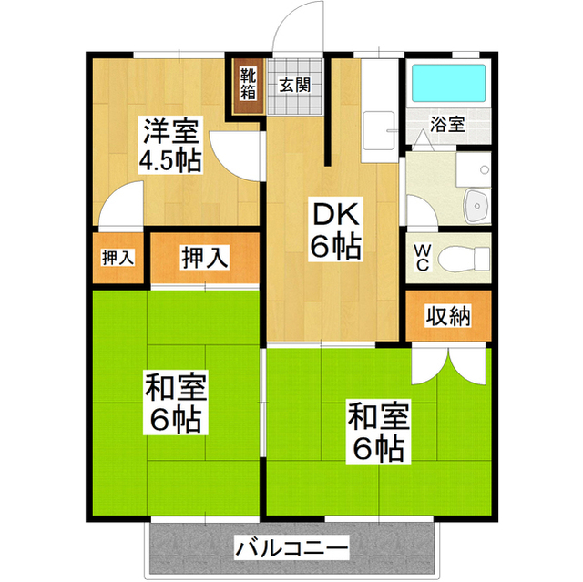 サンロイヤルＣ棟の間取り