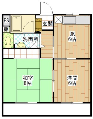 【アベニール天王の間取り】