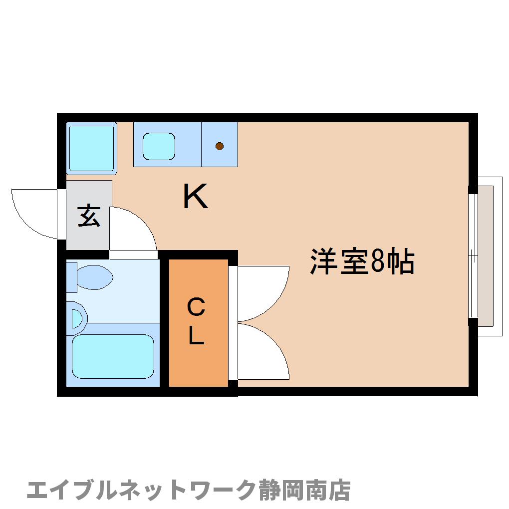 静岡市駿河区小黒のマンションの間取り