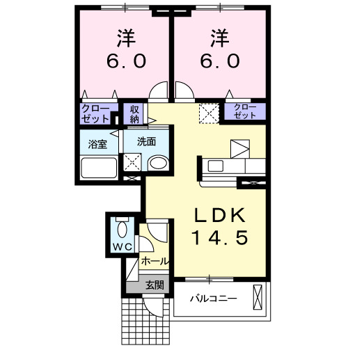 シャンドフルールの間取り