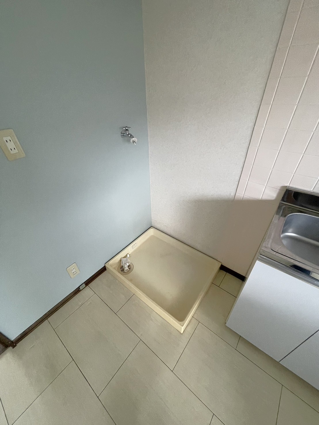 洗面設備　室内洗濯機置き場