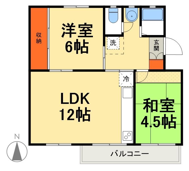 八潮伊草団地１１号棟_間取り_0