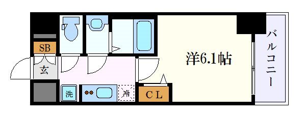 愛知県名古屋市中区栄５（マンション）の賃貸物件の間取り