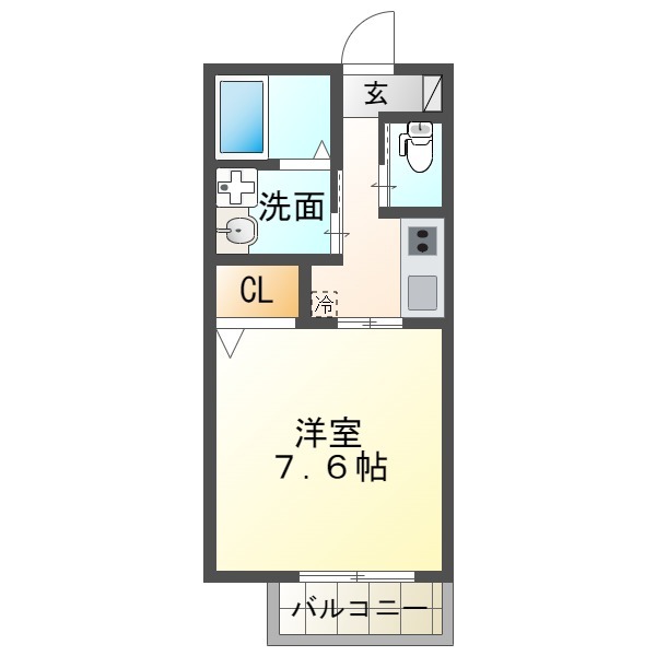 ＳＥＫＩＳＵＩ　ＲＥＳＩＤＥＮＣＥの間取り