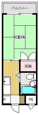 サンハイツ峯の間取り