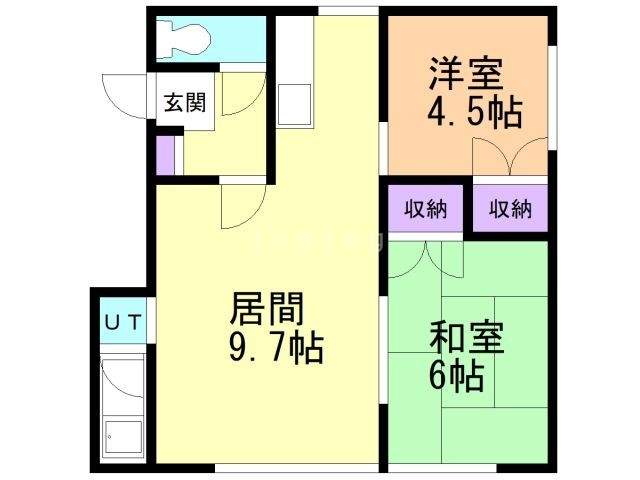 コーポラス岩井の間取り