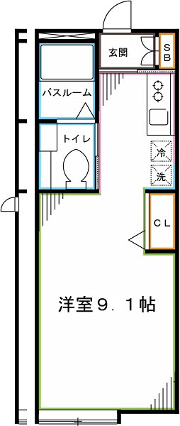 マイフラットの間取り