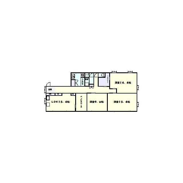 大和市渋谷のマンションの間取り