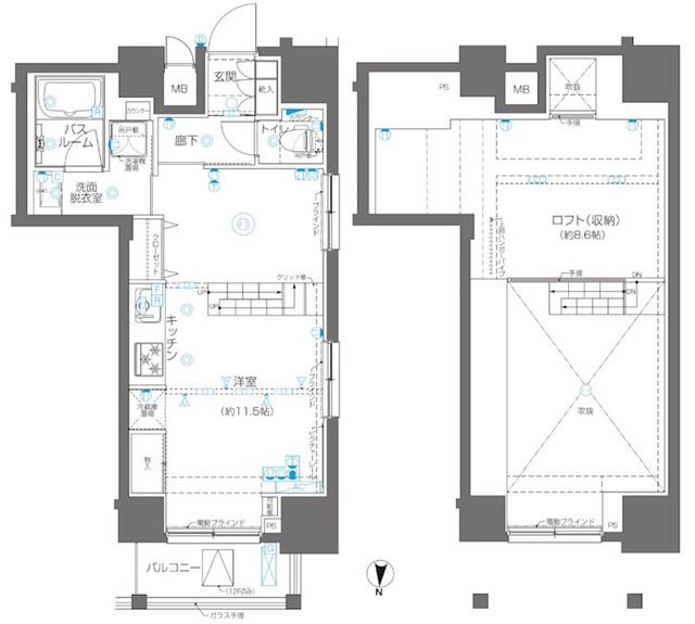 ズーム錦糸町の間取り