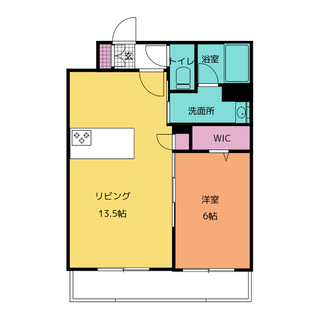 シャーメゾン駅南の間取り