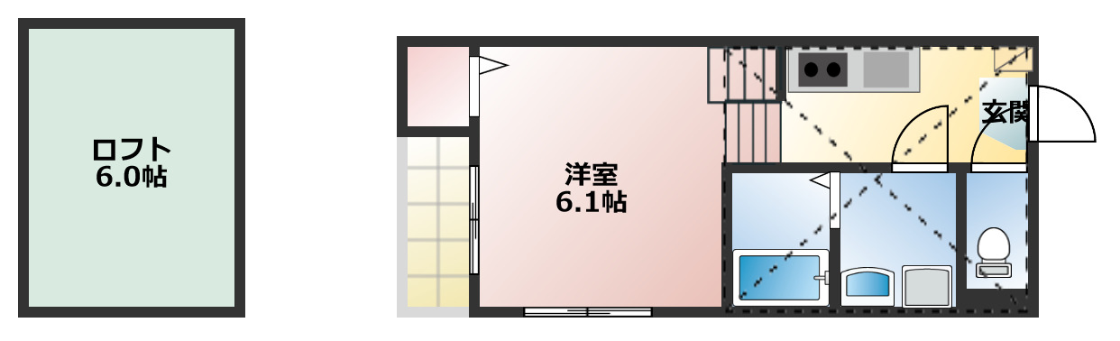 NEXSTAGE堀田の間取り