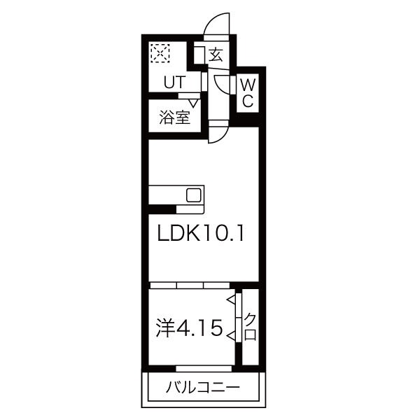 堺市堺区甲斐町東のマンションの間取り