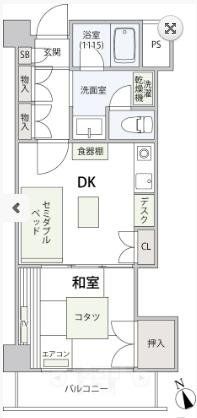 コンフォート文京小石川の間取り