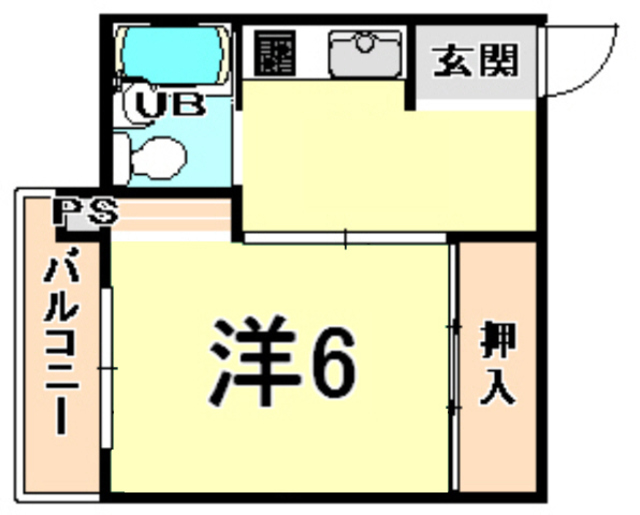 コーポ南郷の間取り