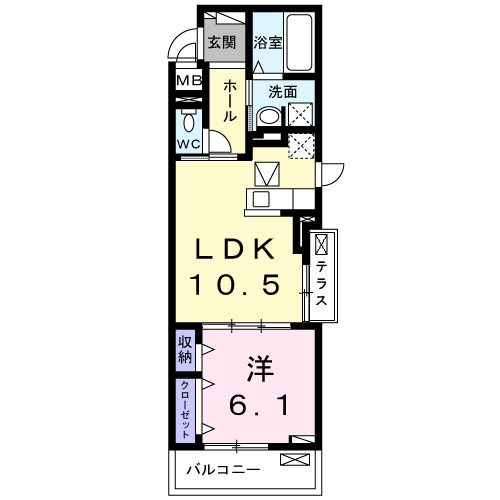 クオーレＤの間取り