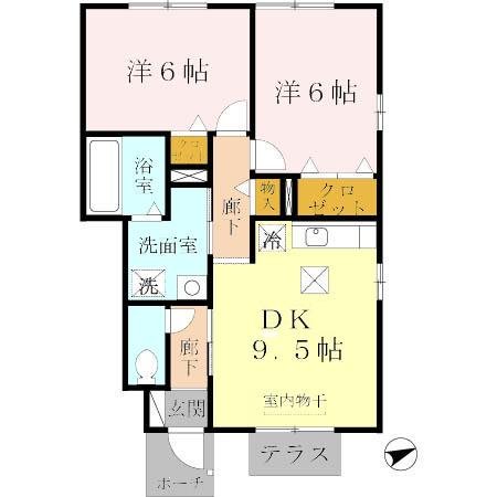 【レイクビューの間取り】