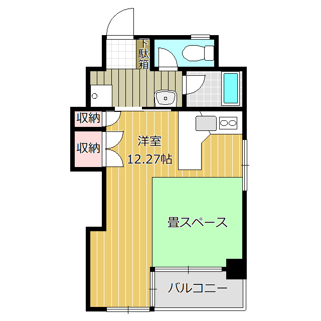 エンブルライフ駿河町の間取り