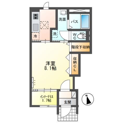 （仮）小山市小山新築アパートの間取り