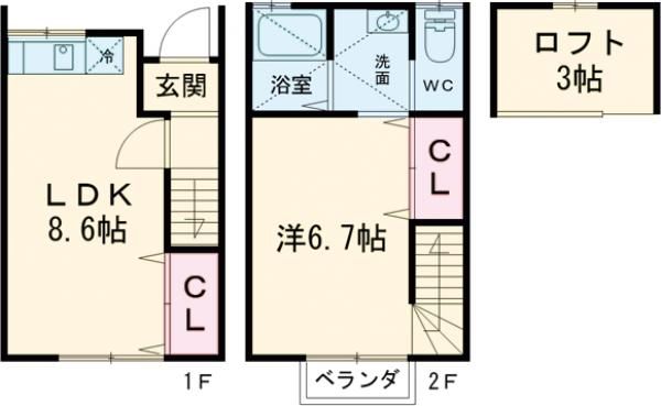 フォイヤーヴェルクIIの間取り