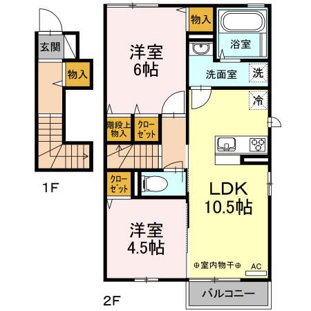 ルミエールＫの間取り