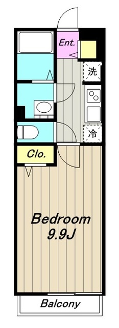 【座間市さがみ野のマンションの間取り】