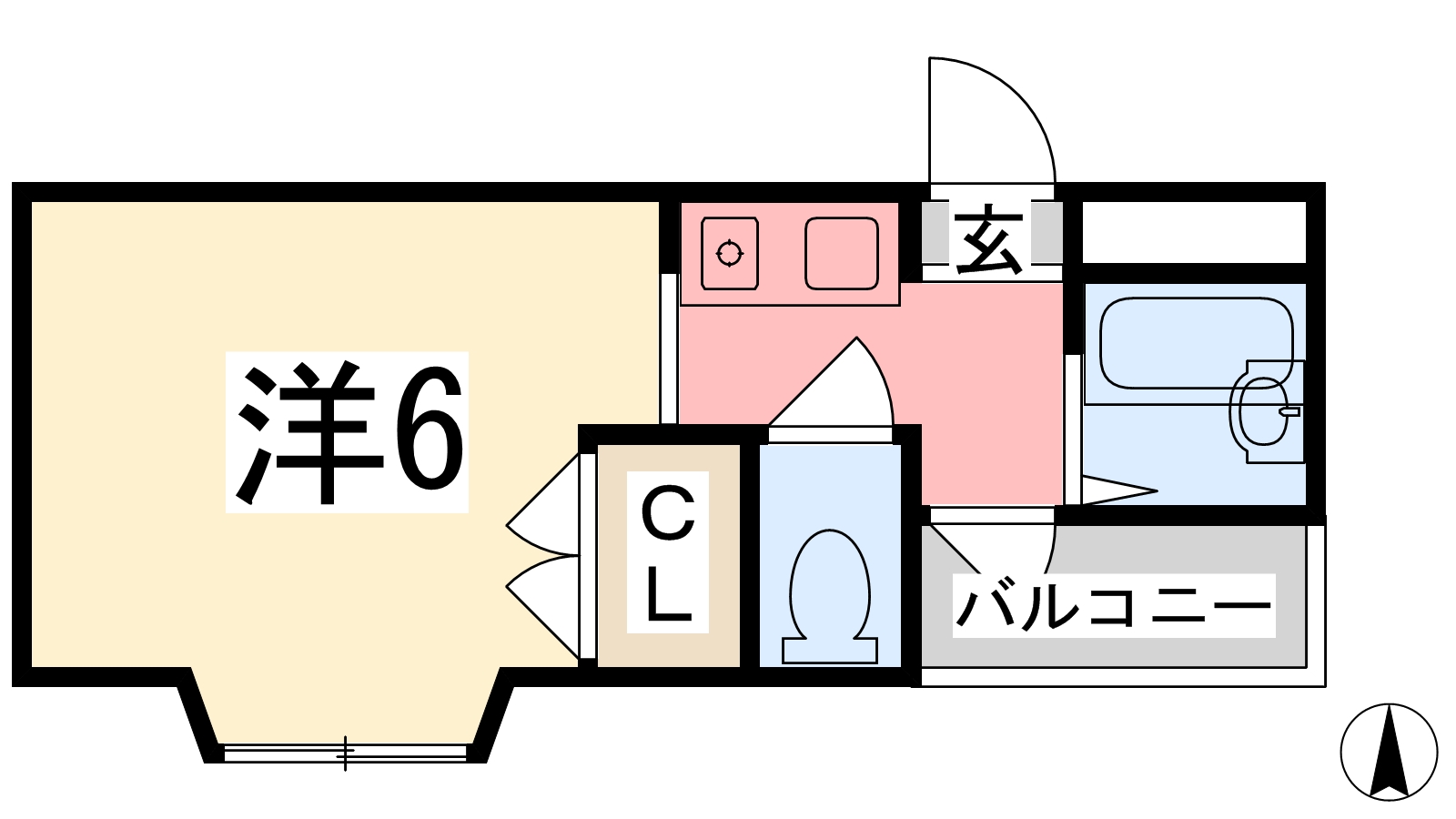 スターライト保城の間取り