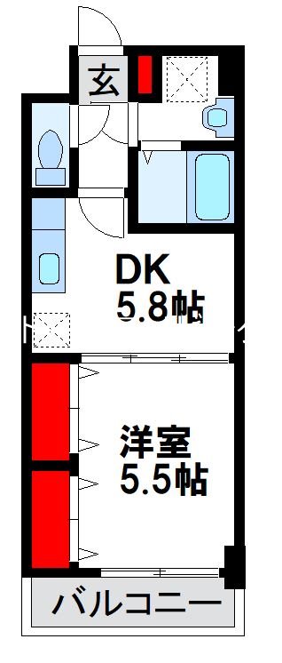 福津市花見が丘のマンションの間取り