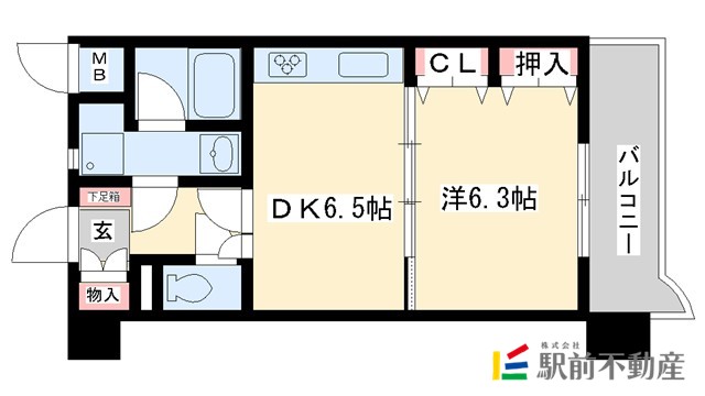 ダイアパレス二日市の間取り