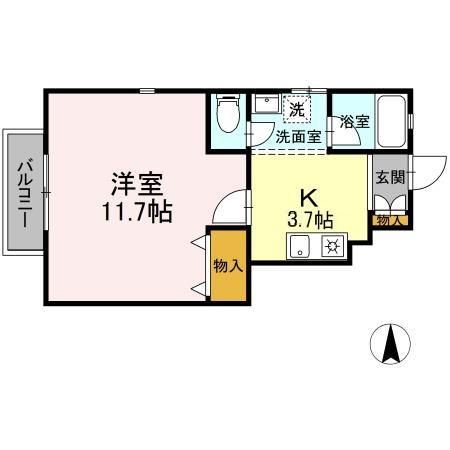 コーポ中原の間取り