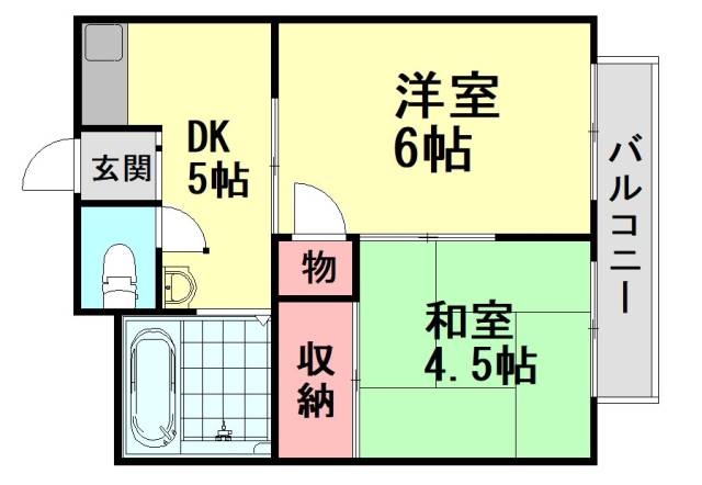 グリーンハイツいずみの間取り