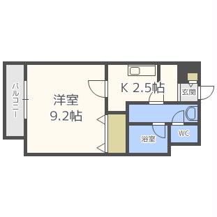 スカイヒルズN15の間取り