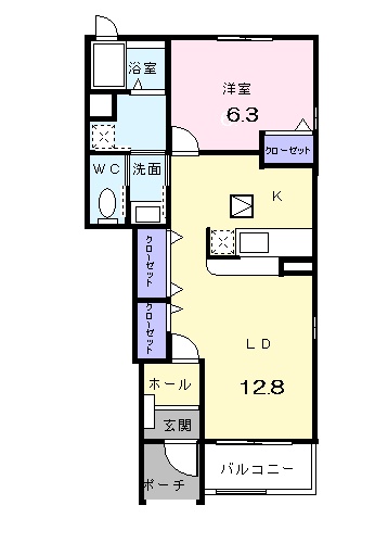 Ｋ・キューブの間取り