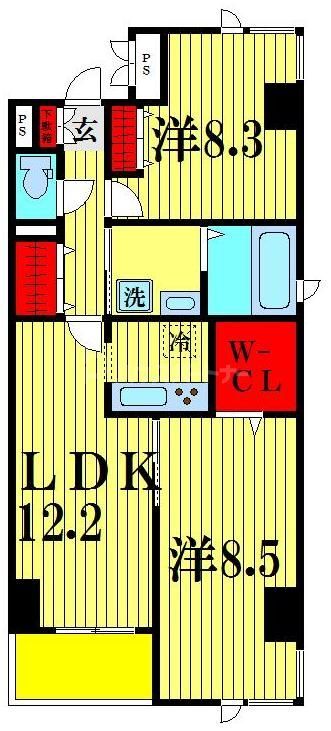 グリーンヒルズの間取り