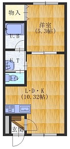 ルカ的場の間取り