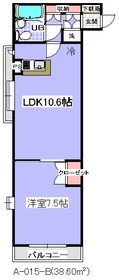 浦安市富士見のマンションの間取り