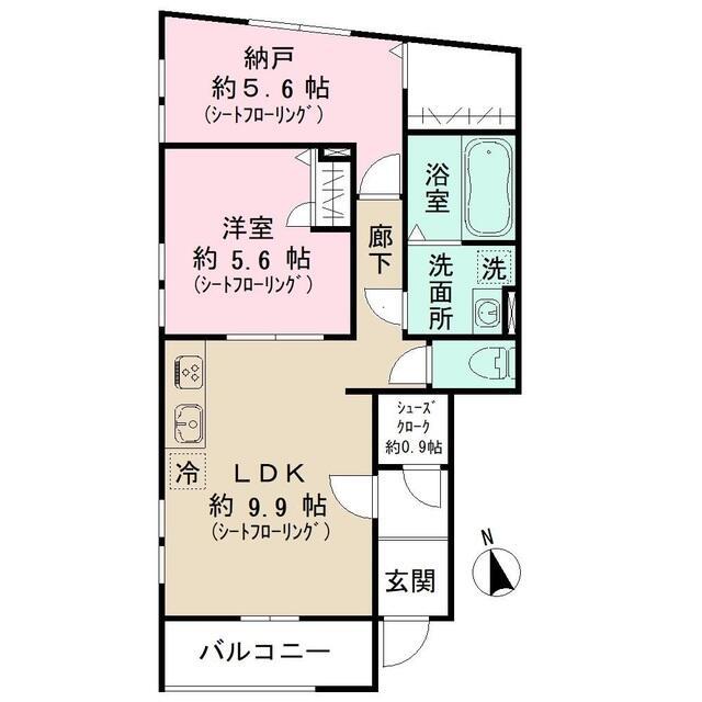 世田谷区等々力のマンションの間取り