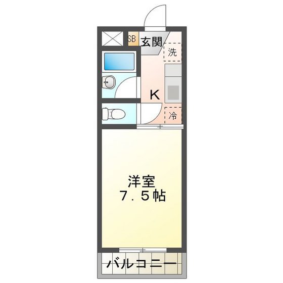 ステーションモンパルナスの間取り