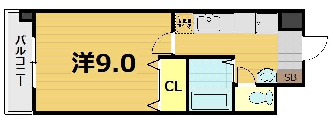 ハウスセゾン御所南の間取り