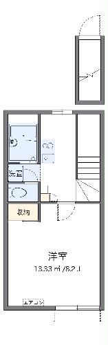 レオパレスツリートップの間取り