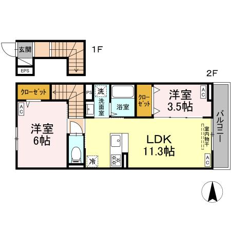 仮)上鷺宮2丁目ＰＪの間取り