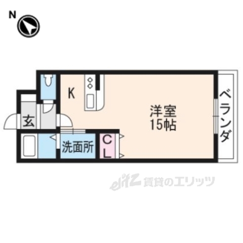 守山市守山のマンションの間取り