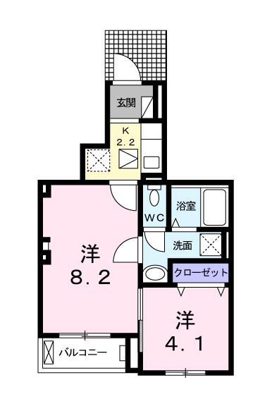 グラン　ソレイユの間取り