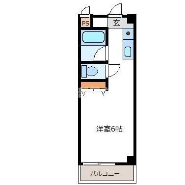 深谷市宿根のアパートの間取り