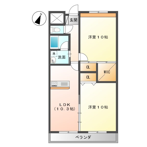 クリスタルパレスの間取り